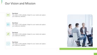 Business Overview PPT Slides Our Vision And Mission Grid Ppt Portfolio Gridlines PDF