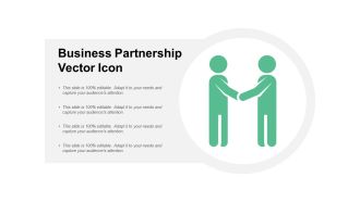 Business Partnership Vector Icon Ppt PowerPoint Presentation Show Sample