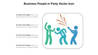 Business People In Party Vector Icon Ppt PowerPoint Presentation Show Smartart PDF