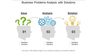 Business Problems Analysis With Solutions Ppt PowerPoint Presentation Styles Background PDF
