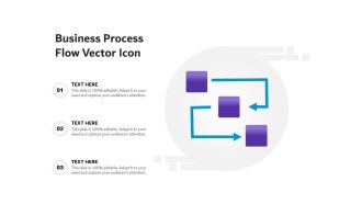 Business Process Flow Vector Icon Ppt PowerPoint Presentation Ideas Structure PDF