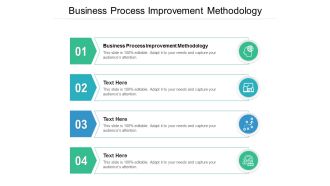Business Process Improvement Methodology Ppt PowerPoint Presentation Ideas Design Inspiration Cpb