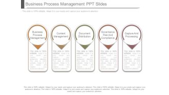 Business Process Management Ppt Slides