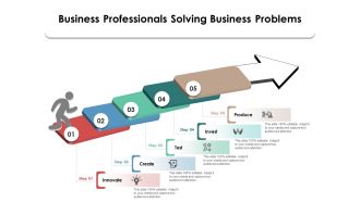 Business Professionals Solving Business Problems Ppt PowerPoint Presentation Icon Model PDF