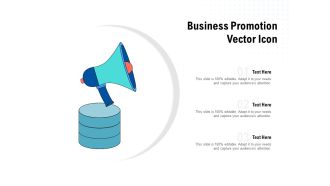 Business Promotion Vector Icon Ppt PowerPoint Presentation Slides Portfolio