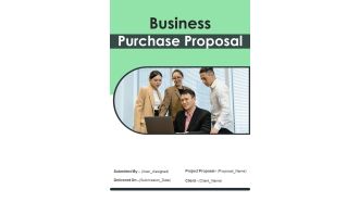 Business Purchase Proposal Example Document Report Doc Pdf Ppt