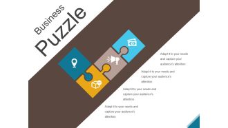 Business Puzzle Ppt PowerPoint Presentation Layouts