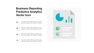 Business Reporting Predictive Analytics Vector Icon Ppt PowerPoint Presentation Layouts File Formats