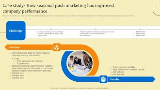 Business Sales Optimization Advertisement Campaign Case Study How Seasonal Push Marketing Has Improved Pictures PDF