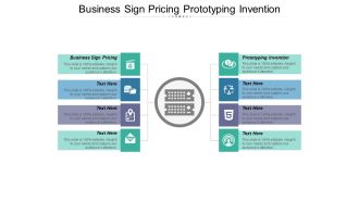 Business Sign Pricing Prototyping Invention Ppt PowerPoint Presentation Summary Model