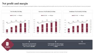 Business Software Development Company Profile Net Profit And Margin Mockup PDF