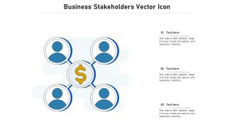 Business Stakeholders Vector Icon Ppt PowerPoint Presentation Gallery Samples PDF