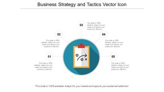 Business Strategy And Tactics Vector Icon Ppt PowerPoint Presentation Background Images PDF