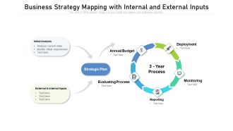 Business Strategy Mapping With Internal And External Inputs Ppt PowerPoint Presentation File Graphics Example PDF