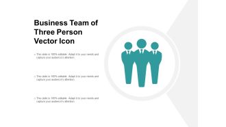 Business Team Of Three Person Vector Icon Ppt PowerPoint Presentation Styles Inspiration
