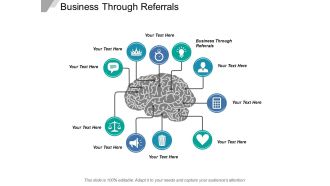 Business Through Referrals Ppt PowerPoint Presentation Infographic Template Graphics Template Cpb