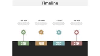 Business Timeline For Visualizing Strategy Powerpoint Slides