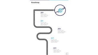 Business To Business Trade Proposal Roadmap One Pager Sample Example Document