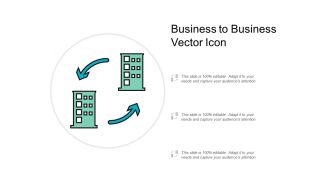 Business To Business Vector Icon Ppt PowerPoint Presentation Gallery Visual Aids
