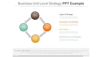 Business Unit Level Strategy Ppt Example
