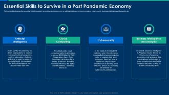 CIO Role In Digital Evolution Essential Skills To Survive In A Post Pandemic Economy Microsoft PDF