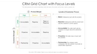 CRM Grid Chart With Focus Levels Ppt PowerPoint Presentation File Inspiration PDF