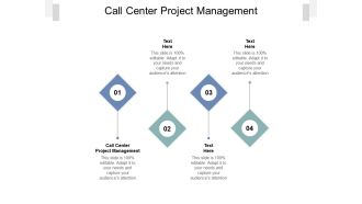 Call Center Project Management Ppt PowerPoint Presentation File Example Cpb Pdf