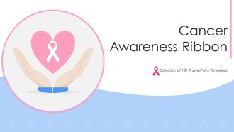 Cancer Awareness Ribbon Icon Ppt PowerPoint Presentation Complete With Slides