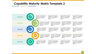 Capability Maturity Matrix Ppt PowerPoint Presentation Ideas Topics