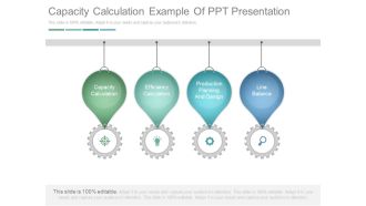 Capacity Calculation Example Of Ppt Presentation