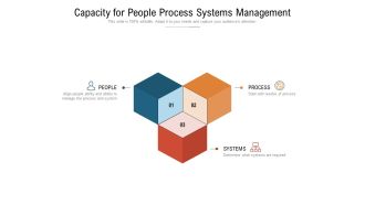 Capacity For People Process Systems Management Ppt PowerPoint Presentation Portfolio Example Introduction PDF