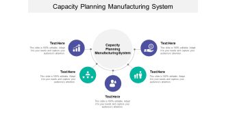 Capacity Planning Manufacturing System Ppt PowerPoint Presentation Infographics Layout Ideas Cpb