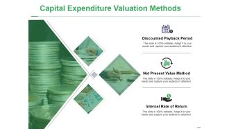 Capital Expenditure Valuation Methods Ppt PowerPoint Presentation File Background Images