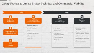 Capital Investment Options 2 Step Process To Assess Project Technical Structure PDF