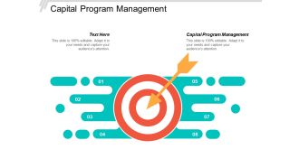 Capital Program Management Ppt PowerPoint Presentation Gallery Deck Cpb