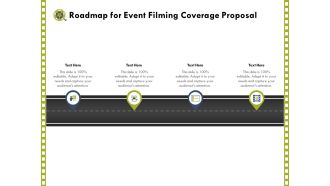 Capture Business Events Roadmap For Event Filming Coverage Proposal Ppt Summary Gallery PDF