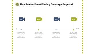 Capture Business Events Timeline For Event Filming Coverage Proposal Ppt Styles Mockup PDF