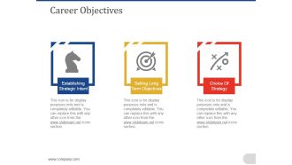 Career Objectives Ppt PowerPoint Presentation Model Template