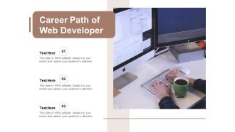 Career Path Of Web Developer Ppt PowerPoint Presentation File Mockup PDF