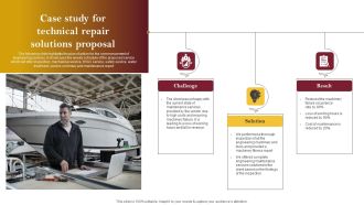 Case Study For Technical Repair Solutions Proposal Guidelines PDF