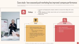 Case Study How Seasonal Push Marketing Has Improved Company Performance Structure PDF