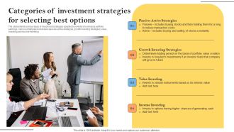 Categories Of Investment Strategies For Selecting Best Options Sample PDF