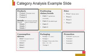 Category Analysis Example Slide Ppt PowerPoint Presentation Guide