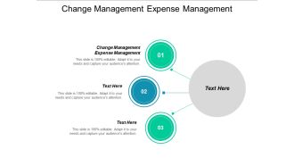 Change Management Expense Management Ppt PowerPoint Presentation Layouts Graphics Template Cpb