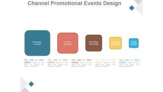 Channel Promotional Events Design Ppt PowerPoint Presentation Styles
