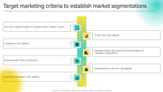 Choosing Target Audience And Target Audience Tactics Target Marketing Criteria Elements PDF