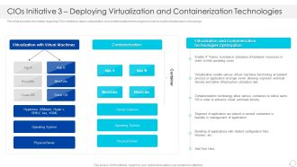 Cios Initiative 3 Deploying Virtualization And Containerization Technologies Background PDF