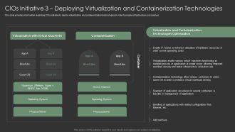Cios Initiative 3 Deploying Virtualization And Containerization Technologies Introduction PDF