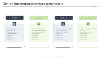 Civil Engineering Project Management Tools Demonstration PDF