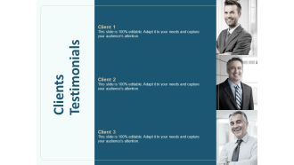 Client Relationship Administration Proposal Template Clients Testimonials Structure PDF